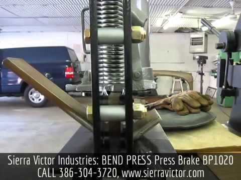 Sierra Victor Machinery: BEND PRESS Benchtop Press Brake BP1020