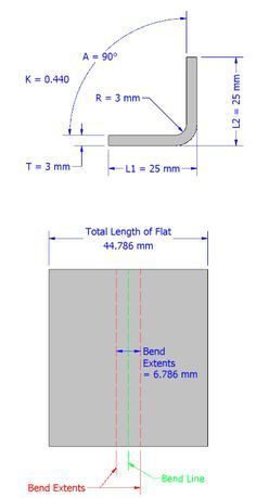 Understanding Bend Allowance and Bend Dedcution in Inventor