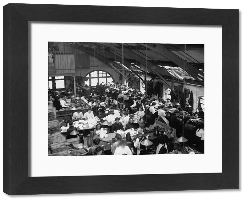 Framed Print. Clothes Mill