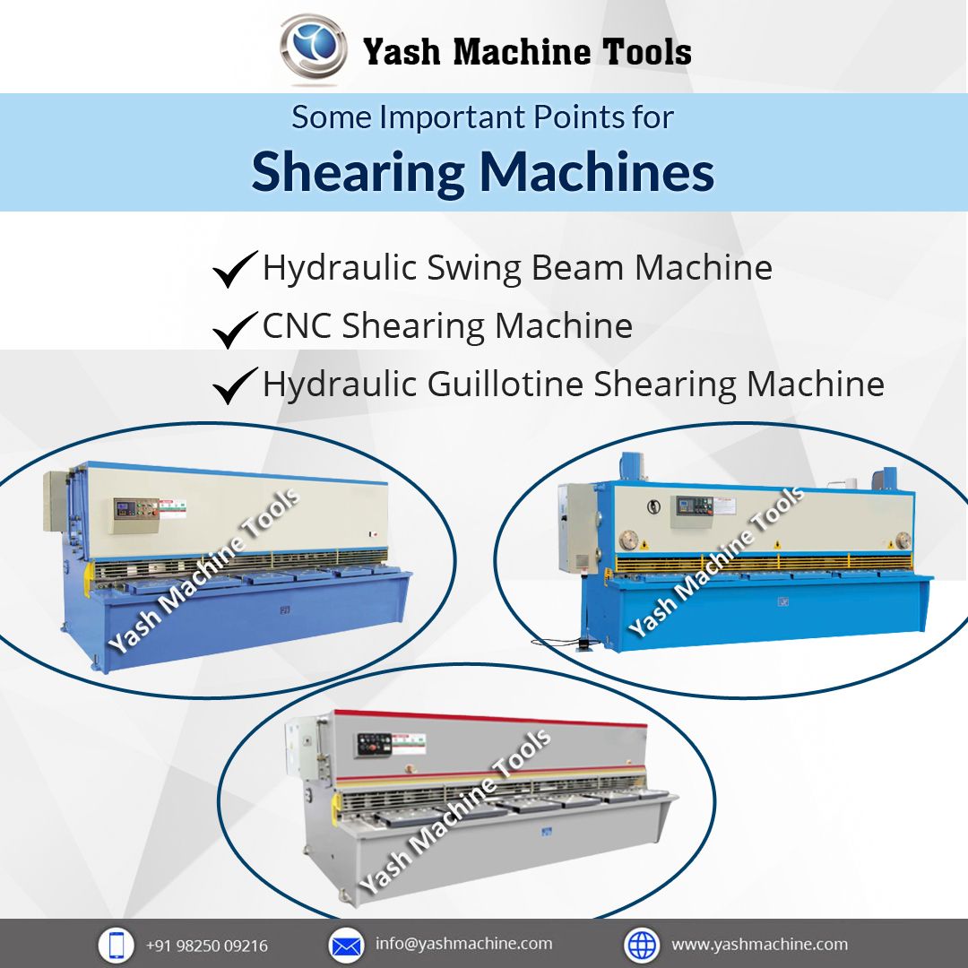 Some Important Points for Shearing Machines