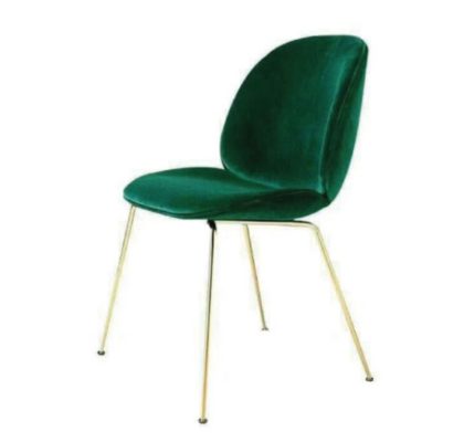 Popular Leisure Coffee Shop Cafe Chair Upholstered PU Leather Chair