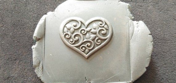 Heart Impression Dies | Customised Impression die | Jewelry die | Charm Die | Jewelry tools | Metal