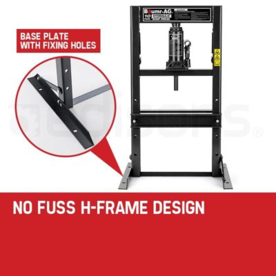 Baumr-AG 10 Tonne Hydraulic Shop Press - T10