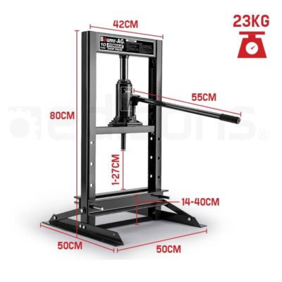 Baumr-AG 10 Tonne Hydraulic Shop Press - T10