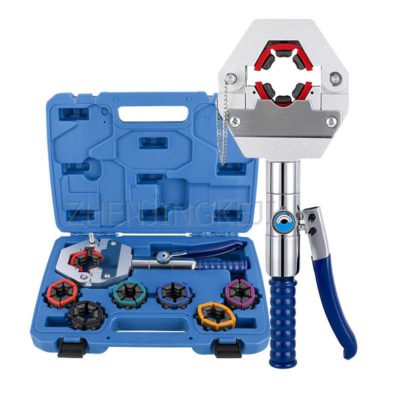 8T Manual Small Hydraulic Clamp Cutting Tools Car Pipeline Portable Pipe Pressin...