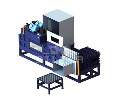 Alfalfa bale chopper bagging baler