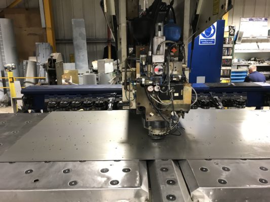 CNC punching fibre optic lighting gear box enclosures