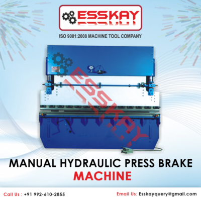 Consider the basic need of Manual Hydraulic Press Brake Machine