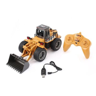 Construction HUINA 1520 RC Metal Bulldozer 6CH 1/18 2.4GHz RTR - Italy