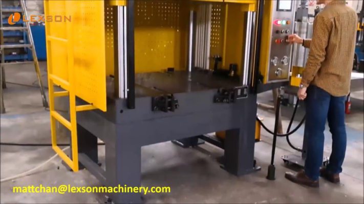 Custom 4 Post 100 Ton Hydraulic Trim Press