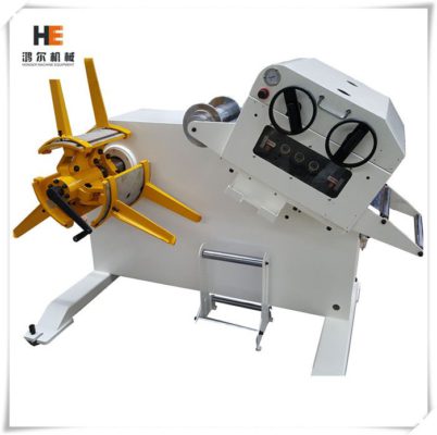 HE Uncoiler straightener machine.#metalsheet #metalcoil #stainlesssteel #pressma...