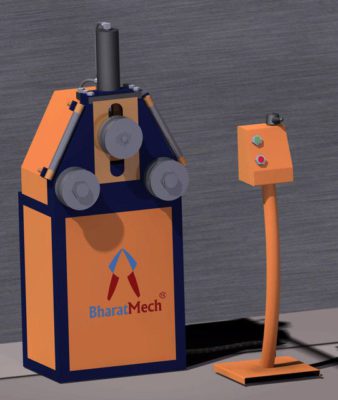 HE hydraulic pipe rolling machine | 3D CAD Model Library