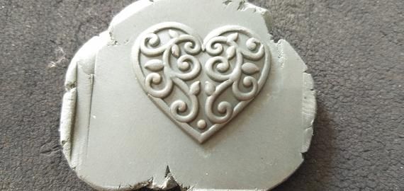 Heart Shape Impression Dies | Customised Impression die | Jewelry die | Charm Die | Jewelry tools |