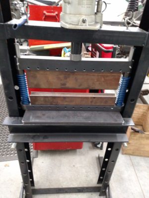 Homemade Press Brake Attachment