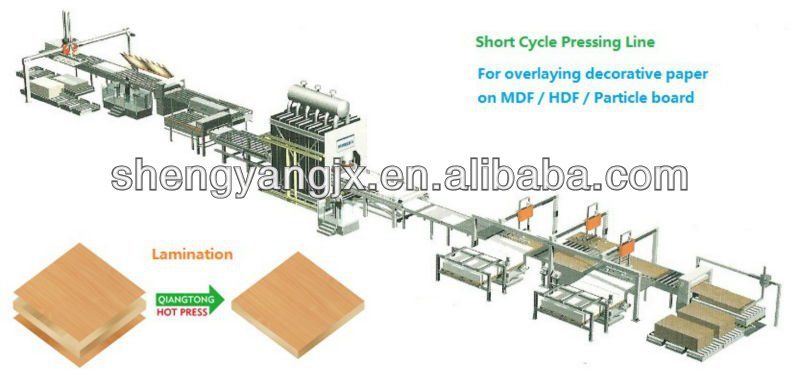 Hot selling lamination hot press machine for making bamboo floor