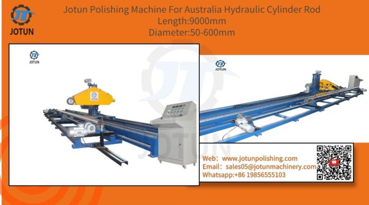 Jotun polishing machine for hydraulia cylinder rod