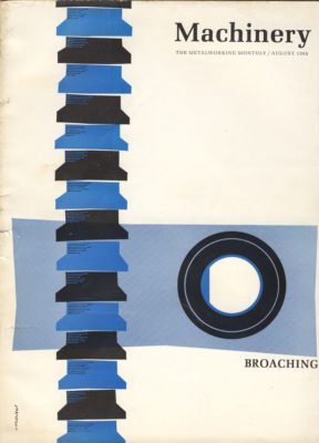 Mid-Century Design of Machinery Magazine