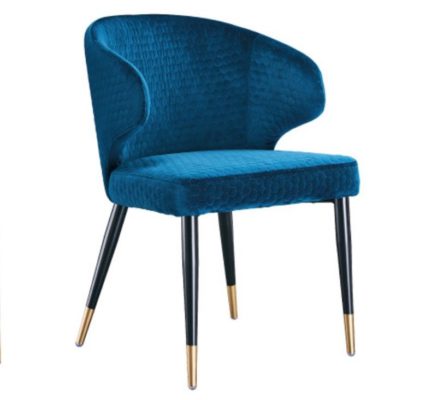 Popular Leisure Coffee Shop Cafe Chair Upholstered PU Leather Chair