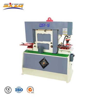 Small Hydraulic Ironworker Machine Combined Metal Punching And Shearing SXZG Q35Y-16