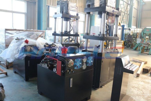 This is our factory 80T hydraulic press machine. Its worktable size and opening ...