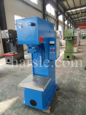 single-column hydraulic press machine. the machine has different types. the mach...