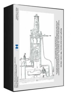 1000 Piece Puzzle. Nasmyth's patent steam hammer, 1844.
