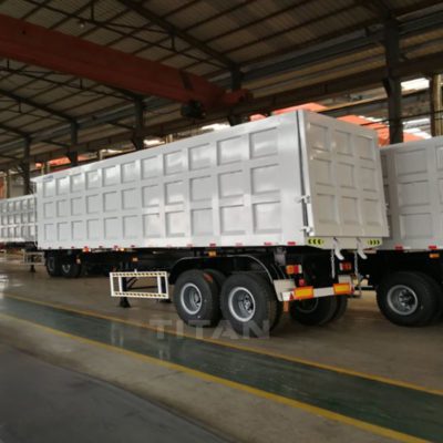2  axle hydraulic tipper trailer