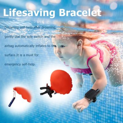 Anti Drowning Wristband Lifesaving Rescue Device Floating Wearable Swimming Device Water Aid Lifesaver For Water Sports - United States