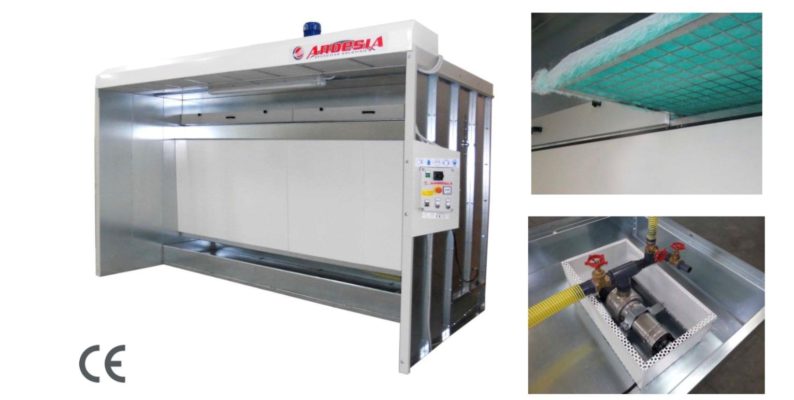 Ardesia Single Water Wash Spray Booth 6m