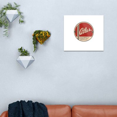 Atlas Press Company Metal Print by VintageMufasa