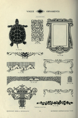 Book of type specimens. Comprising a large variety of superior copper-mixed types, rules, borders, galleys, printing presses, electric-welded chases, paper and card cutters, wood goods, book binding machinery etc., together with valuable information to the craft. Specimen book no.9 : Barnhart, bros. & Spindler, firm, type founders, Chicago : Free Download, Borrow, and Streaming : Internet Archive