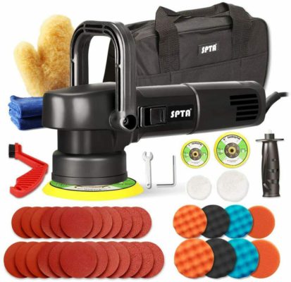Buffer Polisher Kit Variable Speed Car Polisher Power Tool Dual Action Random Or...