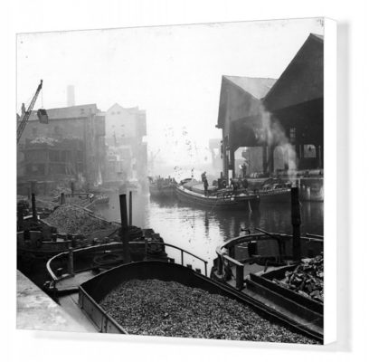 Canvas Print. Barges