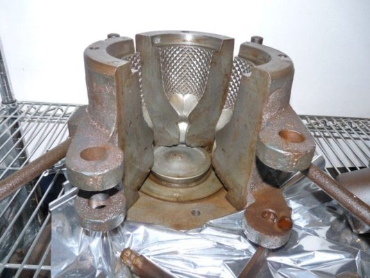 Cast Iron Press Molds for glassblowing