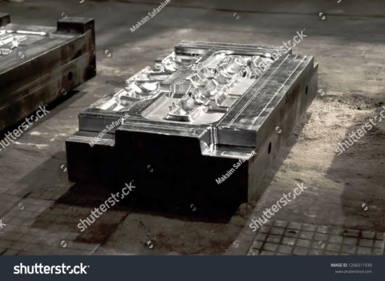 Cnc Machinery Industrial Factory Detail Form Stock Photo (Edit Now) 1268311939