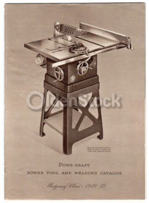 Montgomery Ward Powr-Kraft Vintage Illustrated Power Tool & Welding Catalog 1949