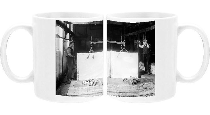 Photo Mug. Ice Lifting