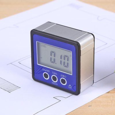 Premium Digital Angle Gauge - Blue
