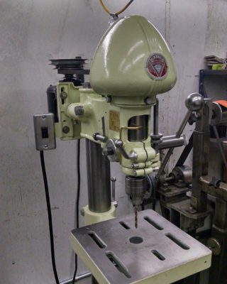 RavenStag Knives on Instagram: “Just got done restoring my 50's Delta DP220. Was a fun project! Time to build more knives! #vintagetools #toolsofthetrade #drill…”