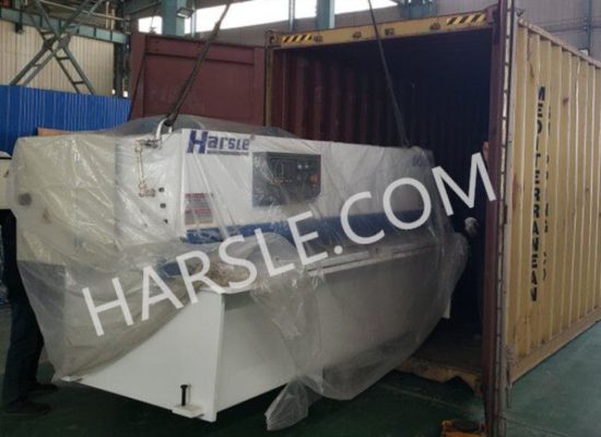 Shearing machine delivery