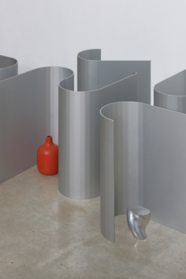 Useful Workshop's Curvature furniture is made from pressed sheet metal