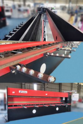 vertical type metal grooving machine